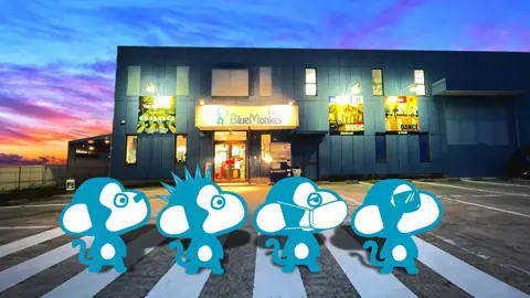 ブルーモンキースタジオ 名東区店:建物の外観