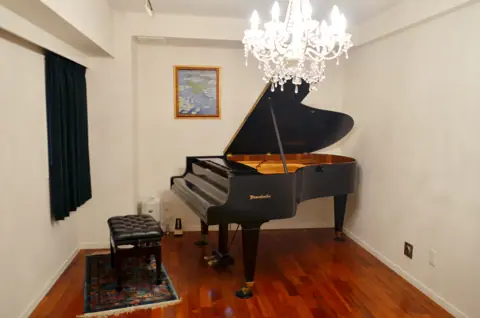 Studio Chez Claude（シェ・クロード）：グランドピアノのある部屋