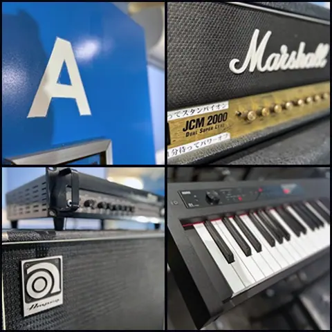 STUDIO GROOVIN'：アンプとキーボードのアップ