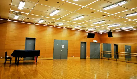 宗像ユリックス リハーサル室・スタジオ：グランドピアノのあるスタジオ