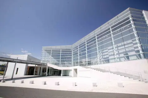 北上市文化交流センター さくらホール アートファクトリー（練習室）：さくらホール外観