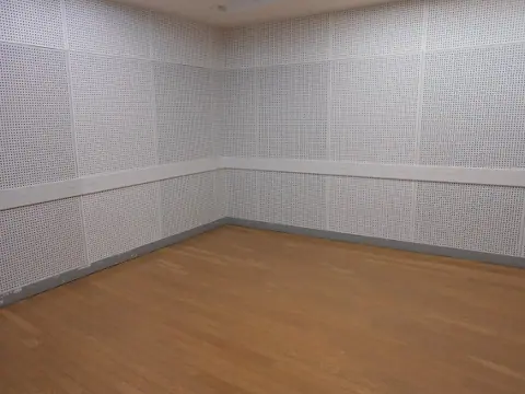南足柄市文化会館（金太郎みらいホール）リハーサル室・練習室：防音壁の部屋