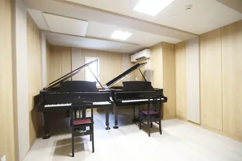 仙台中央音楽センター スタジオレンタル：グランドピアノ2台のある練習室